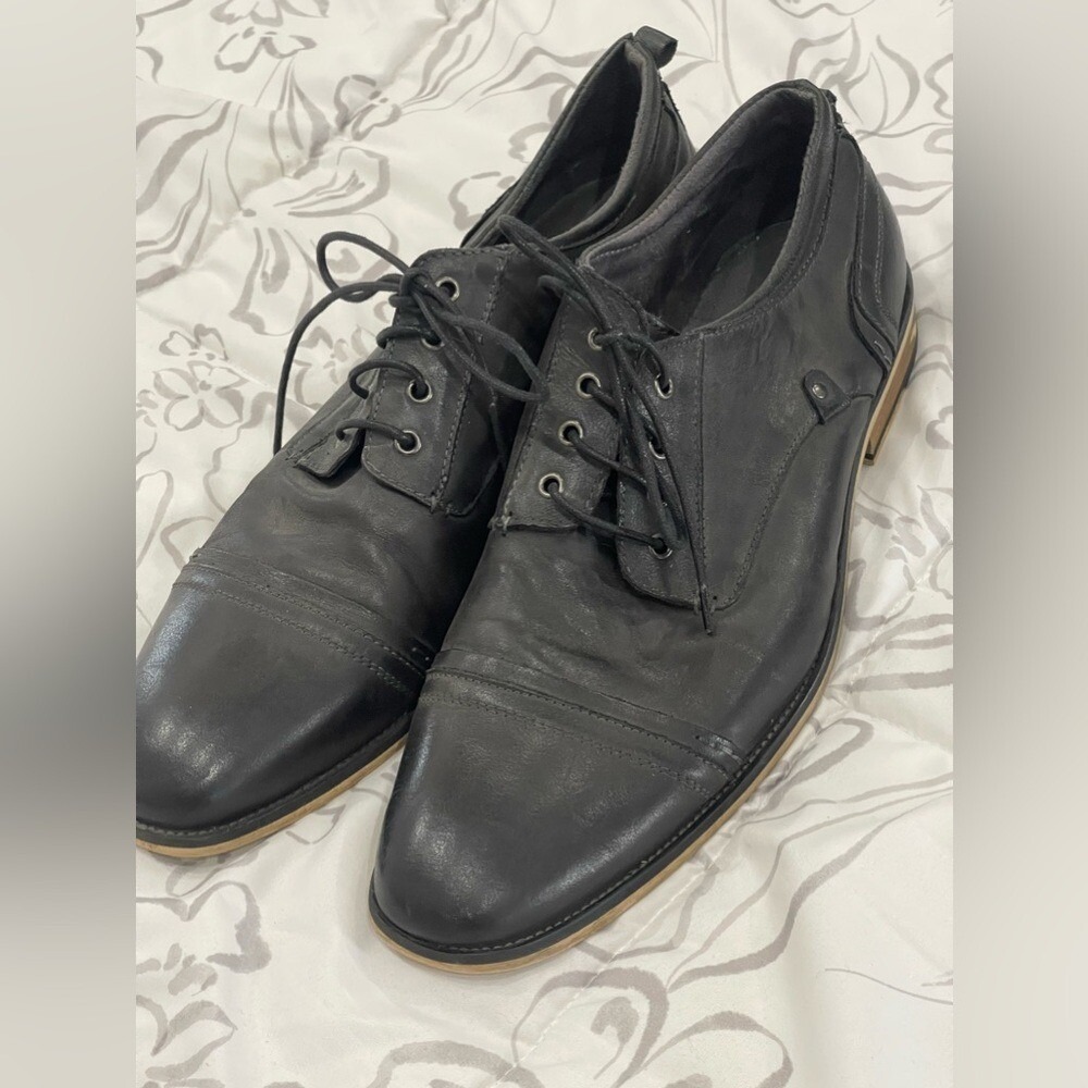 Steve Madden 13 "Jamyson" Black Leather